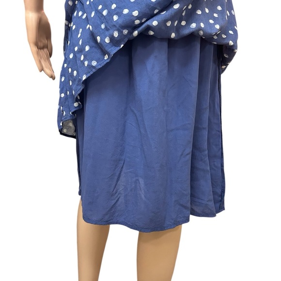 Cloth & Stone Polka Dot Midi Ruffle Bottom Sleeveless Women’s Dress Size XL EUC! - Picture 5 of 9